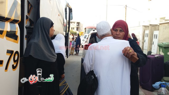 كفرقاسم- فيديو: عودة وفد حافلة المعتمرين والاداري مرسي حمدان عيسى غانمين سالمين الى ارض الوطن  